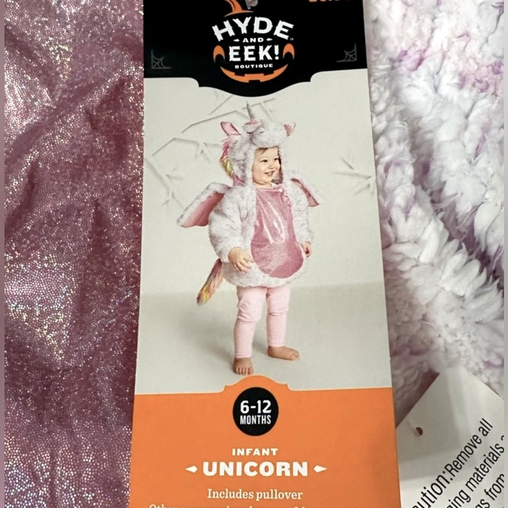 Unicorn Costume. Hide and Eek brand. 6-12 months